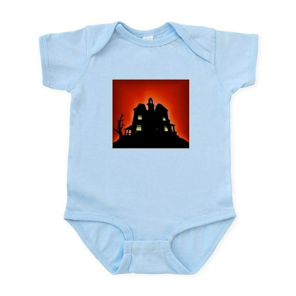 CafePress - Haunted House Infant Bodysuit - Baby Light Bodysuit, Size Newborn - 24 Months