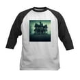 thumbnail image 1 of CafePress - Haunted House Kids Baseball T Shirt - Kids Cotton Baseball Jersey, 3/4 Sleeve Shirt, 1 of 4