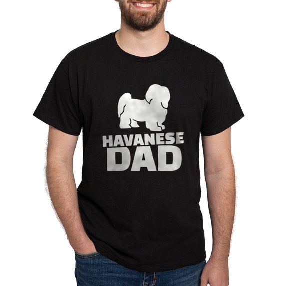 CafePress - Havanese Dad T Shirt - Men's Classic Graphic Cotton T-Shirt