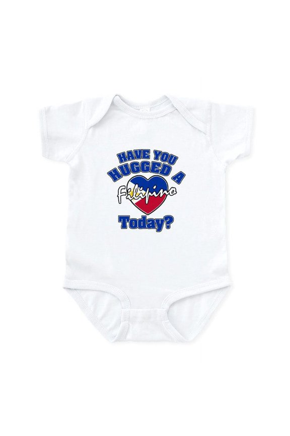 - Have You Hugged A Filipino Today? Infant Bodysuit - Baby Light Bodysuit, Size Newborn - 24 Months