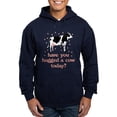 thumbnail image 1 of CafePress - Have You Hugged Your Cow Today? Hoodie (Dark) - Pullover Hoodie, Classic, Comfortable Hooded Sweatshirt, 1 of 4