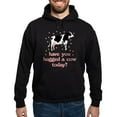 thumbnail image 1 of CafePress - Have You Hugged Your Cow Today? Hoodie (Dark) - Pullover Hoodie, Classic, Comfortable Hooded Sweatshirt, 1 of 4