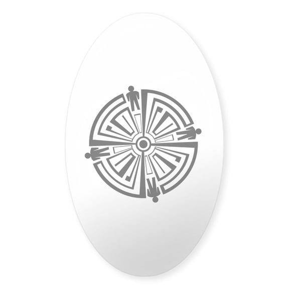 CafePress - Haven Guard Tattoo - Sticker (Oval)