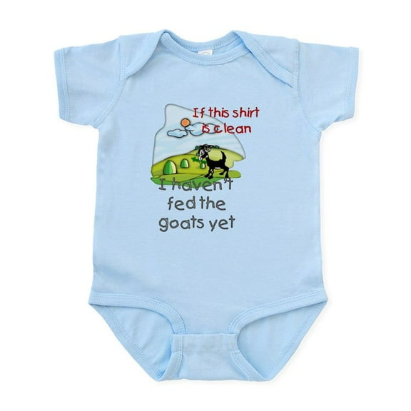 CafePress - Haven't Fed Goats Yet Infant Bodysuit - Baby Light Bodysuit, Size Newborn - 24 Months