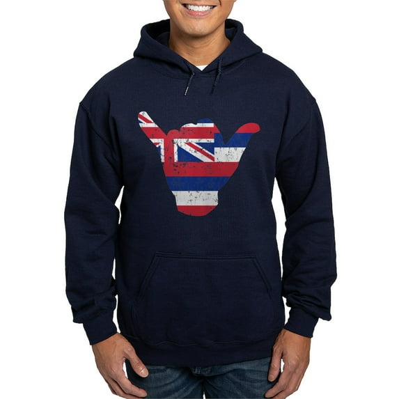 CafePress - Hawaii Flag Hang Loose Hoodie - Pullover Hoodie, Classic, Comfortable Hooded Sweatshirt