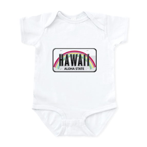 CafePress - Hawaii Infant Bodysuit - Baby Light Bodysuit, Size Newborn - 24 Months