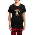 thumbnail image 1 of CafePress - Hawaiian Christmas Penguin Pajamas - Women's Short Sleeve Print T-Shirt and Pants Dark Cotton Pajama Set, 1 of 7