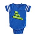 thumbnail image 1 of CafePress - Hay Creek Minnesota - Cute Infant Baby Football Bodysuit, 1 of 3