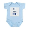 thumbnail image 1 of CafePress - He Did It Right Infant Bodysuit - Baby Light Bodysuit, Size Newborn - 24 Months, 1 of 4