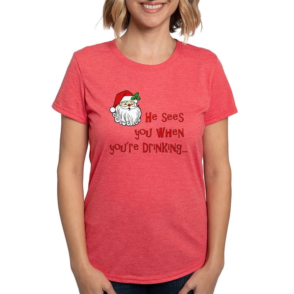 CafePress - He Sees You T Shirt - Womens Tri-blend T-Shirt