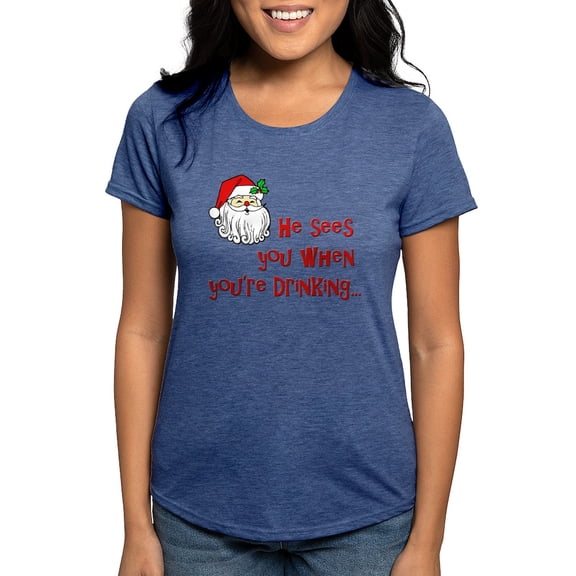 CafePress - He Sees You T Shirt - Womens Tri-blend T-Shirt
