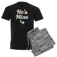 thumbnail image 1 of CafePress - He's Mine Gay Pride Men's Dark Pajamas - Men's Dark Loose Fit Cotton Pajama Set, 1 of 7