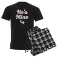 thumbnail image 1 of CafePress - He's Mine Gay Pride Men's Dark Pajamas - Men's Dark Loose Fit Cotton Pajama Set, 1 of 7