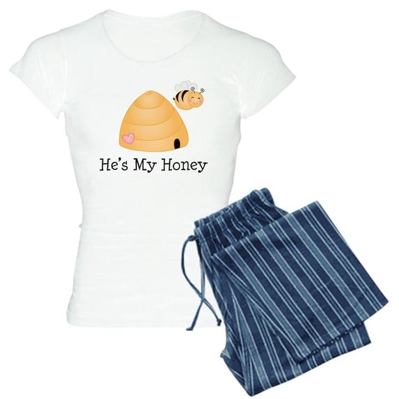 CafePress - He's My Honey Couples - Women's Light Pajamas