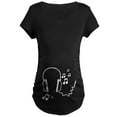 thumbnail image 1 of CafePress - Headphones, Baby...Yeah! Maternity Dark T Shirt - Maternity Dark T-Shirt, 1 of 3