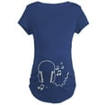 thumbnail image 1 of CafePress - Headphones, Baby...Yeah! Maternity Dark T Shirt - Maternity Dark T-Shirt, 1 of 3