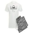 thumbnail image 1 of CafePress - Headphones With Audio Bar Graph In Black Pajamas - Men's Light Pajamas, 1 of 1