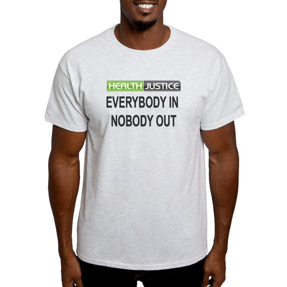 CafePress - Health Justice Light T Shirt - Men's Classic Graphic T-Shirt