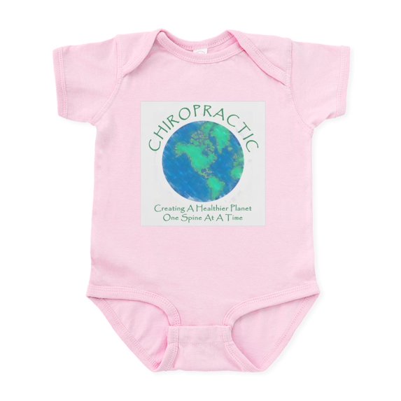 CafePress - Healthier Planet Infant Bodysuit - Baby Light Bodysuit, Size Newborn - 24 Months