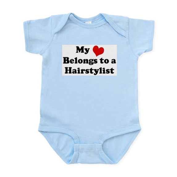 CafePress - Heart Belongs: Hairstylist Infant Creeper - Baby Light Bodysuit, Size Newborn - 24 Months
