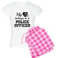 thumbnail image 1 of CafePress - Heart Belongs Police Officer - Women's Light Pajamas, 1 of 4