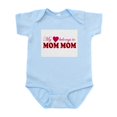 thumbnail image 1 of CafePress - Heart Belongs To Mom Mom Infant Bodysuit - Baby Light Bodysuit, Size Newborn - 24 Months, 1 of 4