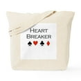 thumbnail image 1 of CafePress - Heart Breaker /Poker Tote Bag - Unisex Canvas Tote Bag, Beige, 1-Piece, 1 of 7