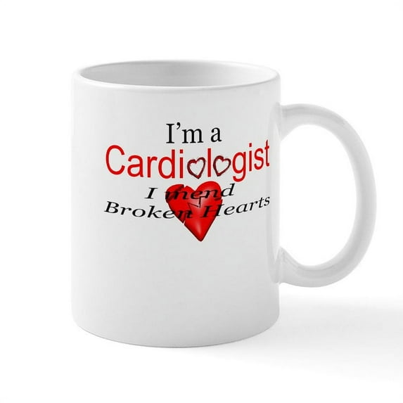 CafePress - Heart Doc Mug - 11 oz Ceramic Mug - Novelty Coffee Tea Cup