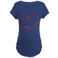 thumbnail image 1 of CafePress - Heart Maternity Dark T Shirt - Maternity Dark T-Shirt, 1 of 3
