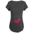 thumbnail image 1 of CafePress - Heart Maternity Dark T Shirt - Maternity Dark T-Shirt, 1 of 3