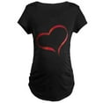 thumbnail image 1 of CafePress - Heart Maternity Dark T Shirt - Maternity Dark T-Shirt, 1 of 3