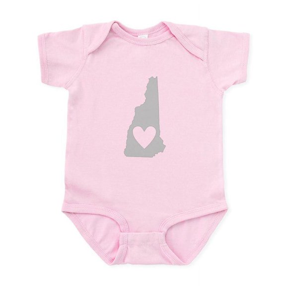 CafePress - Heart New Hampshire Infant Bodysuit - Baby Light Bodysuit, Size Newborn - 24 Months