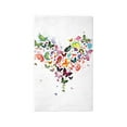 thumbnail image 1 of CafePress - Heart Of Butterflies Area Rug - 3'x5' Decorative Area Rug, Fabric Throw Rug, 1 of 5