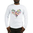 thumbnail image 1 of CafePress - Heart Of Butterflies Men's Long Sleeve T Shirt - Unisex Cotton Long Sleeve T-Shirt, 1 of 4