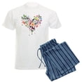 thumbnail image 1 of CafePress - Heart Of Butterflies Pajamas - Men's Light Loose Fit Cotton Pajama Set, 1 of 7