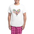 thumbnail image 1 of CafePress - Heart Of Butterflies Pajamas - Men's Light Loose Fit Cotton Pajama Set, 1 of 7