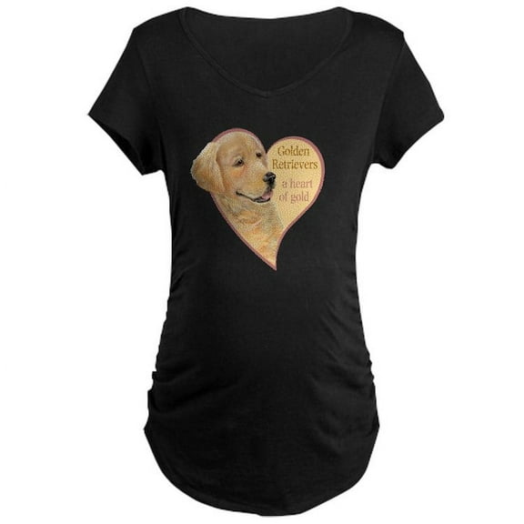 CafePress - Heart Of Gold Maternity Dark T Shirt - Maternity Dark T-Shirt