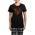 thumbnail image 1 of CafePress - Heart Patch For Cafe Press S Women's Dark Pajamas - Women's Short Sleeve Print T-Shirt and Pants Dark Cotton Pajama Set, 1 of 7