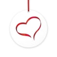 thumbnail image 1 of CafePress - Heart -  Round Wood Ornament 4", 1 of 2