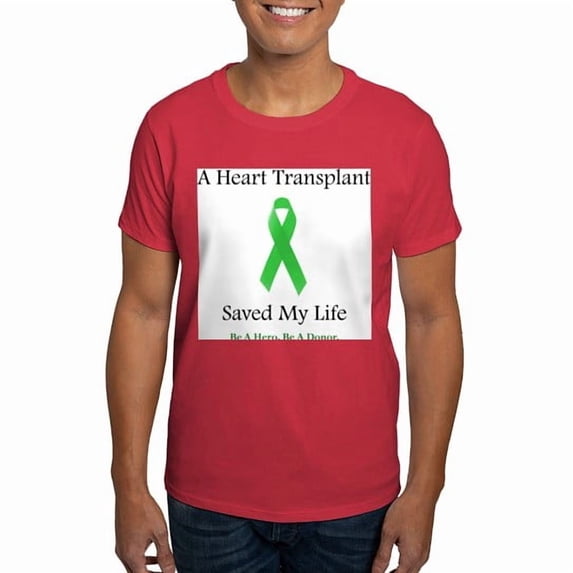 CafePress - Heart Transplant Survivor White T Shirt - Men's Classic Cotton T-Shirts