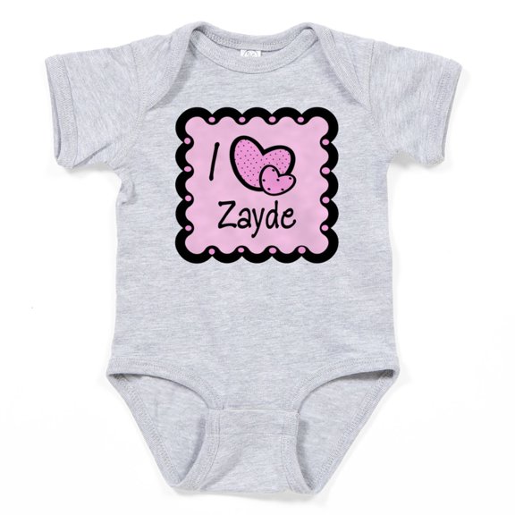 CafePress - Heart Zayde Frame - Cute Infant Bodysuit Baby Romper - Size Newborn - 24 Months