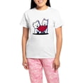 thumbnail image 1 of CafePress - Heartfelt Westies Women's Light Pajamas - Women's Short Sleeve Print T-Shirt and Pants Light Cotton Pajama Set, 1 of 7