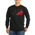 thumbnail image 1 of CafePress - Hearts Long Sleeve Dark T Shirt - Long Sleeve Dark T-Shirt, 1 of 4