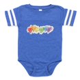 thumbnail image 1 of CafePress - Hearts Watercolor Row_Tr - Cute Infant Baby Football Bodysuit, 1 of 3