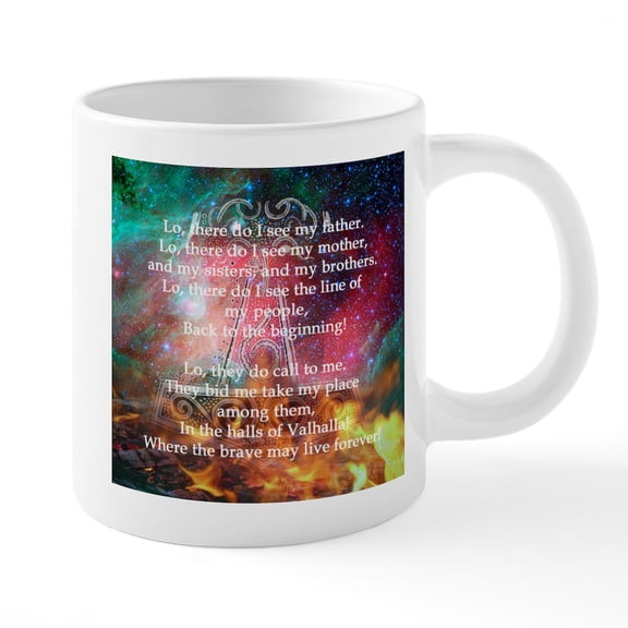 CafePress - Heathenprayer - 20 Oz White Ceramic Mega Mug