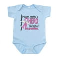 thumbnail image 1 of CafePress - Heaven Needed A Hero Breast Cancer Infant Bodysuit - Baby Light Bodysuit, Size Newborn - 24 Months, 1 of 4