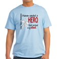 thumbnail image 1 of CafePress - Heaven Needed A Hero Lung Cancer Light T Shirt - Men's Classic Graphic T-Shirt, 1 of 4