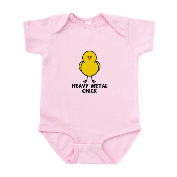 CafePress - Heavy Metal Chick Infant Bodysuit - Baby Light Bodysuit, Size Newborn - 24 Months