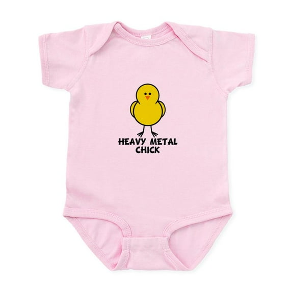 CafePress - Heavy Metal Chick Infant Bodysuit - Baby Light Bodysuit, Size Newborn - 24 Months