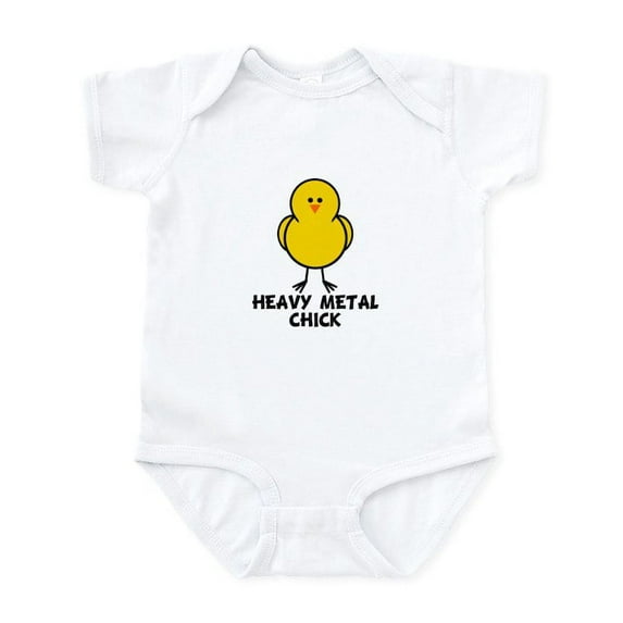 CafePress - Heavy Metal Chick Infant Bodysuit - Baby Light Bodysuit, Size Newborn - 24 Months